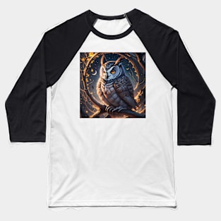 Midnight Owl Baseball T-Shirt